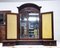 Vintage Italian Mirror with Two Glass Doors from Liberty, Image 1