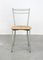 Vintage Italian Straw and Metal Chair 4