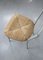 Vintage Italian Straw and Metal Chair, Image 12