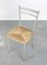 Vintage Italian Straw and Metal Chair 7