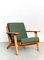 Danish Ge 290 Plank Lounge Chair by Hans J. Wegner for Getama, 1953, Image 1