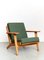 Fauteuil Ge 290 Plank par Hans J. Wegner pour Getama, Danemark, 1953 1