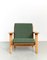 Danish Ge 290 Plank Lounge Chair by Hans J. Wegner for Getama, 1953, Image 13