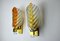 Italian Two-Tone Murano Wall Lamps from Mazzega, 1970s, Set of 2, Image 5