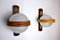 Danish Bamboo Murano Glass Wall Lights, 1970s, Set of 2, Image 3