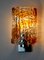 Italienische Murano Glas Wandlampen von Mazzega, 1970er 2
