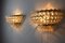 Regency Italian Crystals Cutted Glass Wall Lights, 1970s, Set of 2 4