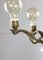 Art Deco Brass & Glass Chandelier, Image 14