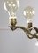Lámpara de araña Art Déco de latón y vidrio, Imagen 14
