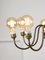 Vintage Viennese Minimalist Brass Chandelier, Image 4