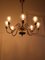 Lámpara de araña vienesa minimalista vintage de latón, Imagen 7