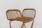 Vintage Italian Footstool in Bamboo & Rattan 3