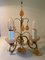 Lámpara de pared francesa Art Déco con cristal de Murano en forma de gota, Imagen 5