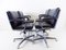 Leather Office Chairs from Drabert, 1970s, Set of 4 15