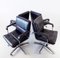 Leather Office Chairs from Drabert, 1970s, Set of 4, Image 7