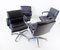 Leather Office Chairs from Drabert, 1970s, Set of 4 5