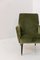 Vintage Italian Green Velvet Armchairs, Set of 2, Image 6