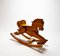 Mid-Century Pine Wood Rocking Horse, 1960s 6