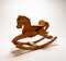 Mid-Century Pine Wood Rocking Horse, 1960s 10