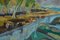 Paesaggio espressivo con fiume, anni '80, Immagine 3