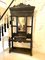 Large Antique Victorian Quality Carved Oak Hall Stand, Image 1