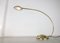 Vintage Golden Arc Table Lamp from Meblo, 1980s, Image 2
