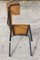 Chaise de Bureau d'Étudiant en Acier et Bois par Jacques Hitier, France, 1950s 7