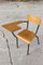 Steel & Wood Student Desk Chair by Jacques Hitier, France, 1950s 4