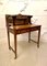 Antique Edwardian Quality Rosewood Marquetry Inlaid Writing Desk, Image 10