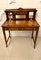 Antique Edwardian Quality Rosewood Marquetry Inlaid Writing Desk, Image 1