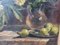 Still Life with Flowers and Pears, Oil on Board, Framed, Image 5