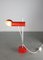 Lámpara de mesa vintage pequeña en rojo, Imagen 4