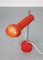 Lámpara de mesa vintage pequeña en rojo, Imagen 7