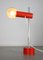 Lámpara de mesa vintage pequeña en rojo, Imagen 3