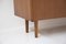 Vintage Sideboard aus Holz und Rotem Glas von Melchiorre Bega 4