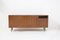 Vintage Sideboard in Wood and Red Glass by Melchiorre Bega 1