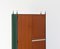 Italienischer Kleiderschrank aus Teak, Eisen & Messing, 1950er 7