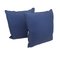 Handmade Blue Wool Kilim Cushions, Set of 2 2