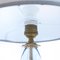 Lámpara de mesa Art Déco plateada, años 30, Imagen 2