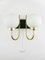 Mid-Century Brass & Opaline Sconces, Set of 2, Image 1