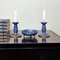 Art Deco Candlesticks & Vide-Poche in Glazed Ceramic by Josef Ekberg for Gustavsberg, Set of 3 11