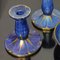 Art Deco Candlesticks & Vide-Poche in Glazed Ceramic by Josef Ekberg for Gustavsberg, Set of 3, Image 5