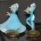 Murano Glass Dancing Couple Figurines with Gold Foil, Set of 2 7