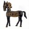 Carved & Painted Wooden Horse 1