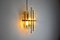 Murano Glas Wandlampe, Italien, 1970 3