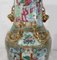 Canton Porcelain Vase on Wooden Base, China 10