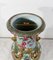 Canton Porcelain Vase on Wooden Base, China 24