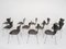 Chaises Butterfly en Bois Marron Foncé par Arne Jacobsen pour Fritz Hansen, Danemark, 1976, Set de 13 4