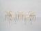 White Wooden Butterfly Chairs by Arne Jacobsen for Fritz Hansen, Denmark, 1970s, Set of 5, Image 1