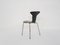 Black Wooden Mosquito Chair by Arne Jacobsen for Fritz Hansen, Denmark, 1960s 1